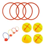 Pack de entrenamiento de fútbol, entrenamiento deportivo, agilidad, aros de fútbol, anillos de entrenamiento para prácticamente todos los demás deportes.