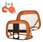Perfecto para que tus hijos puedan practicar las habilidades diarias de fútbol en el patio trasero en todo momento. Ideal para utilizar como red de porteria